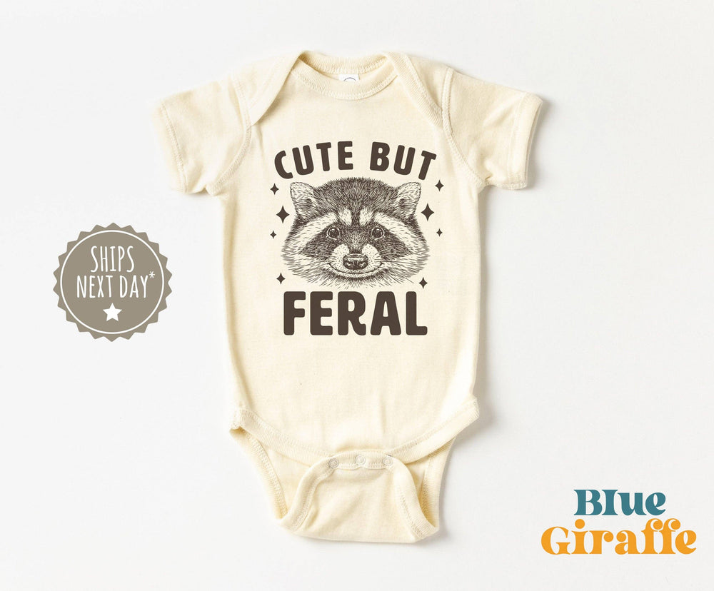 Cute But Feral Raccoon Onesie
