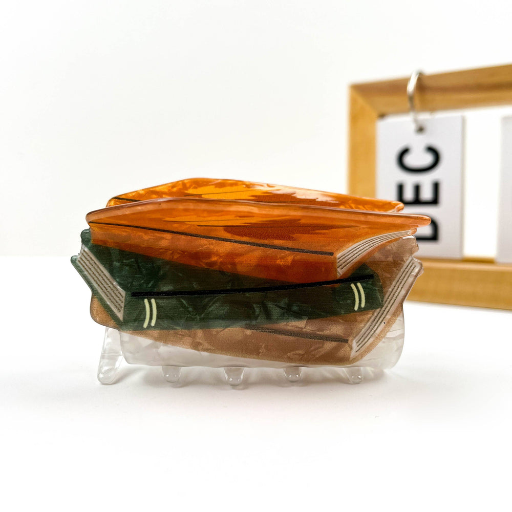 Book Short Stack Hair Claw