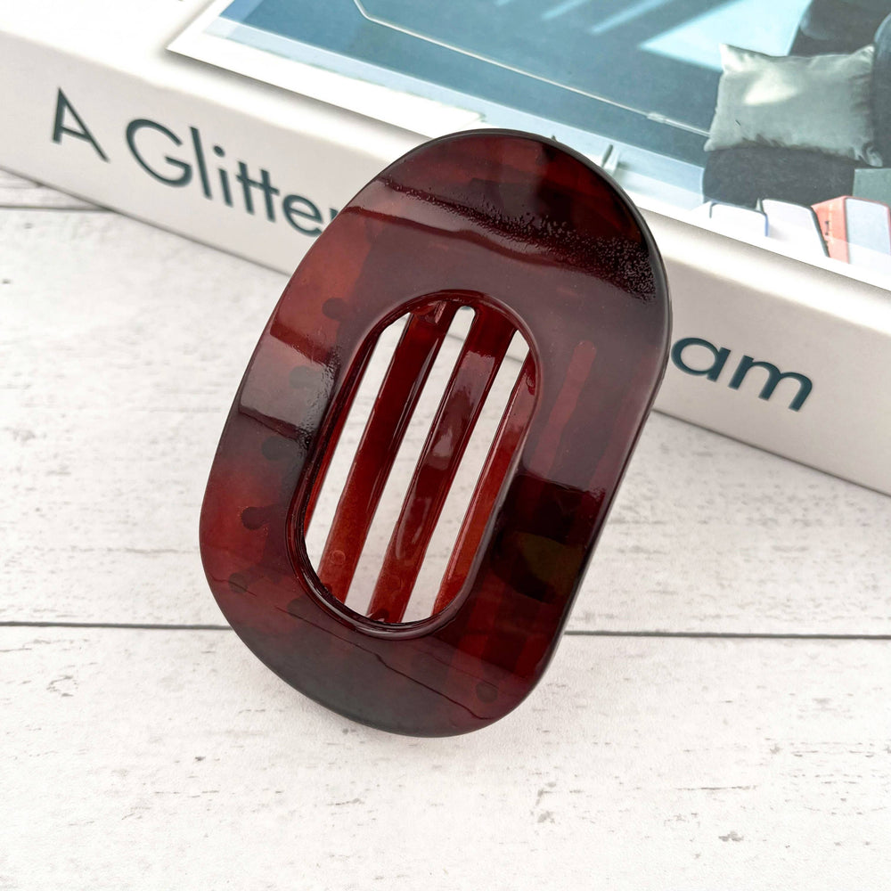 
                  
                    Matte Oval Hair Clip
                  
                