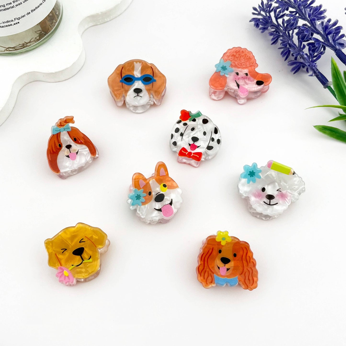
                  
                    Mini Claw Clips - Playful Pups
                  
                
