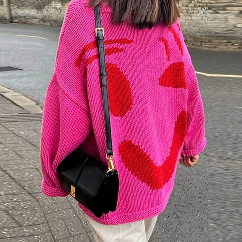 
                  
                    Give A Wink Knit Sweater
                  
                