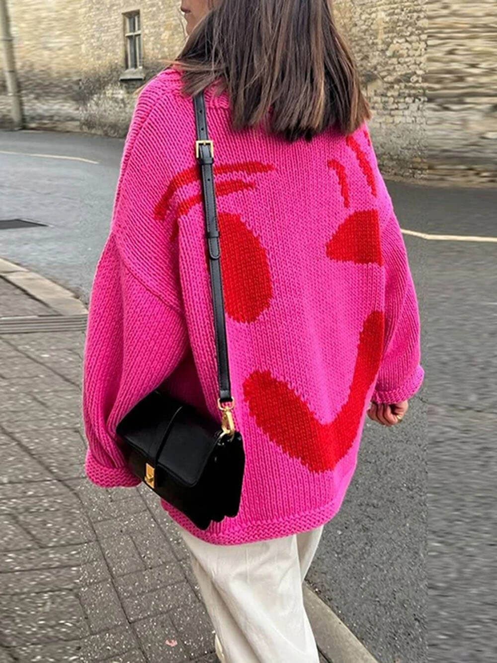 
                  
                    Give A Wink Knit Sweater
                  
                