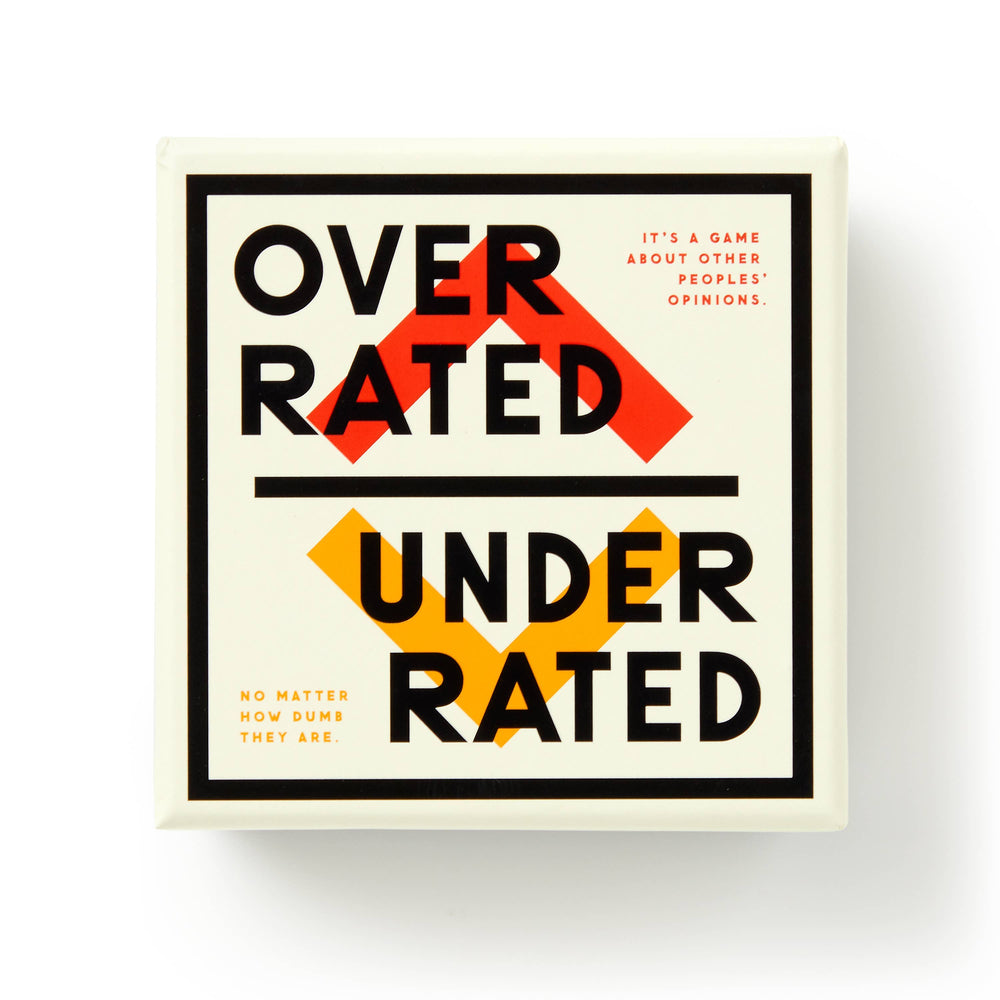 Overrated / Underrated Social Game by Brass Monkey
