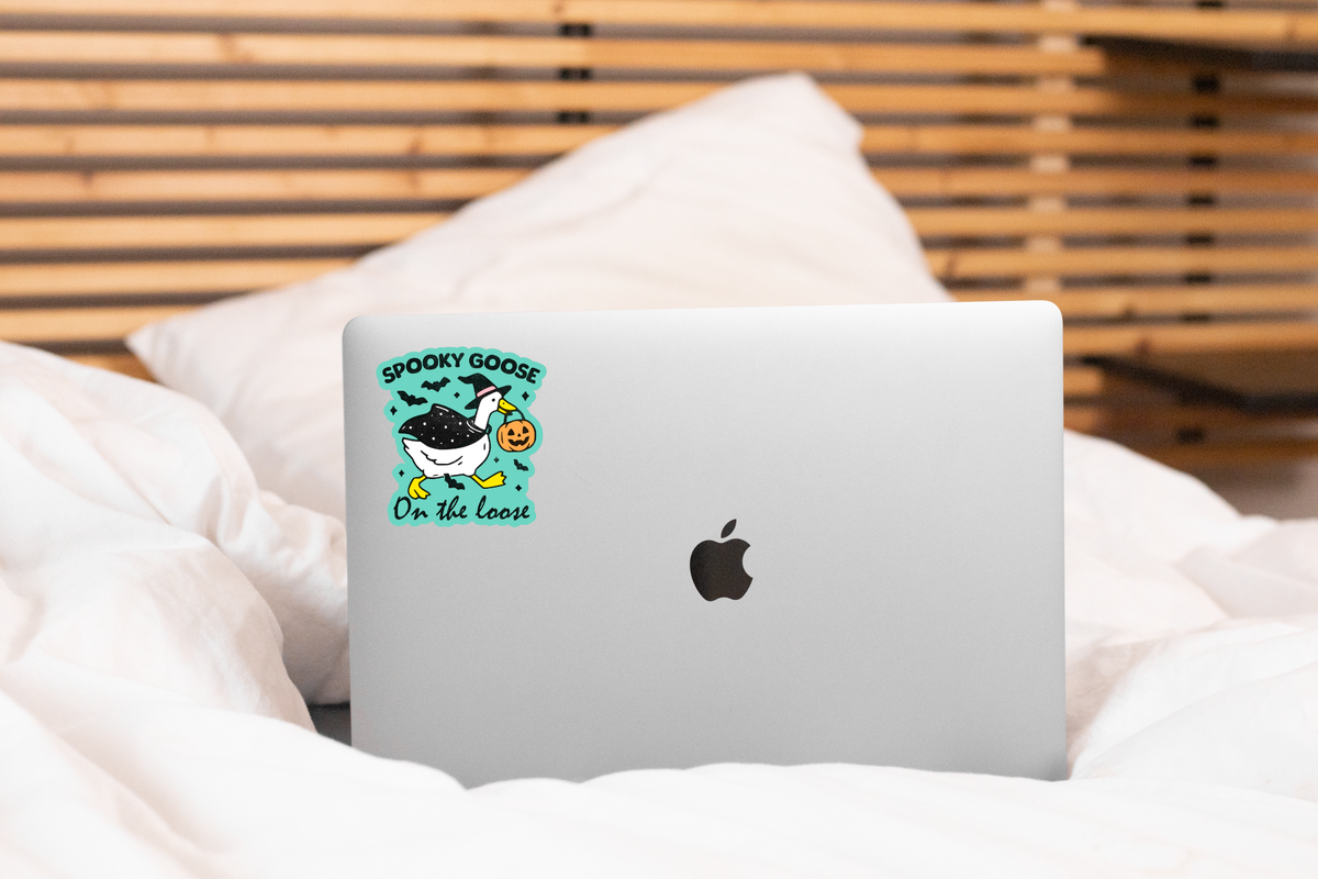 
                  
                    Spooky Goose on the Loose Sticker
                  
                