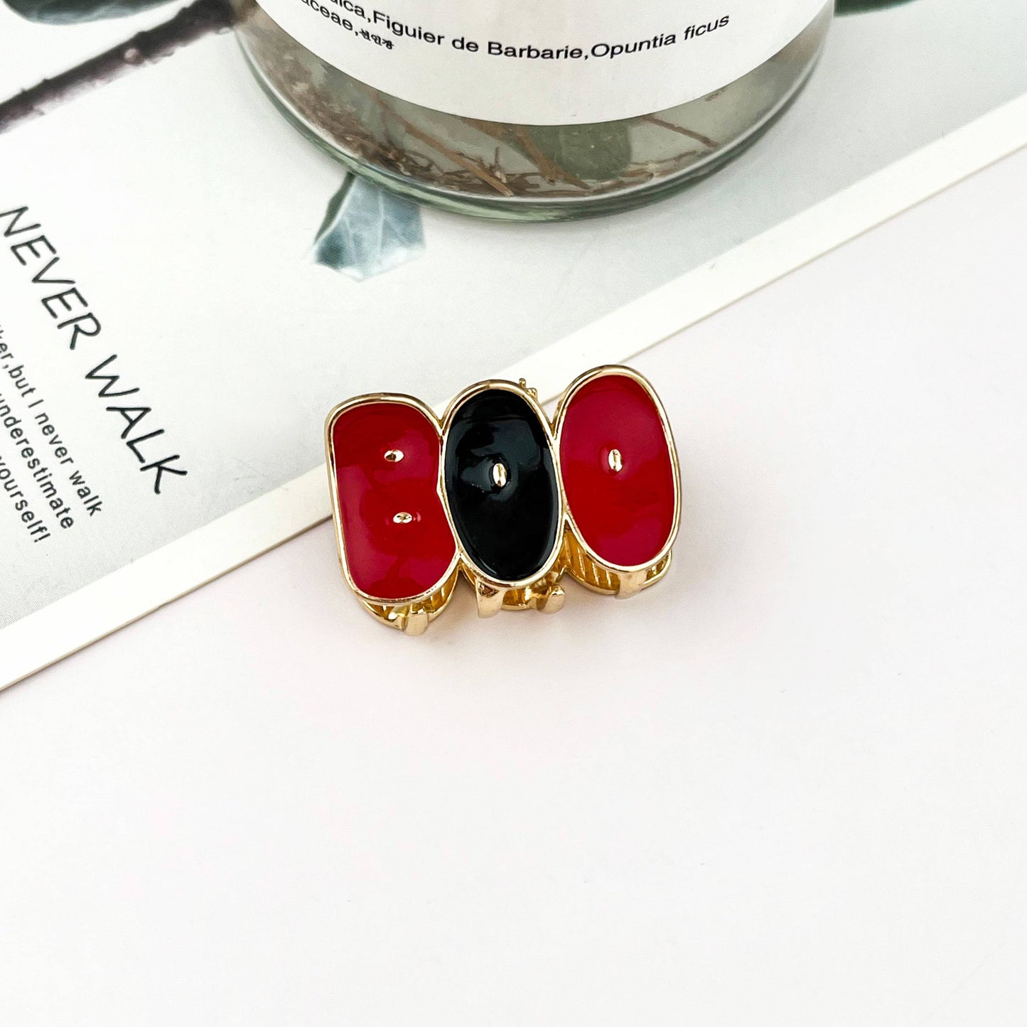 
                  
                    Rhinestone and Enamel Back to School Hair Claws
                  
                