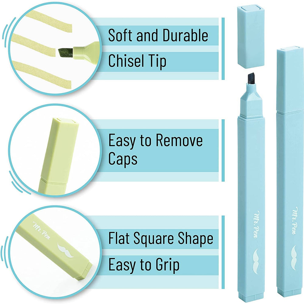 
                  
                    Soft Tone Chisel Tip Highlighters: Set of 8
                  
                