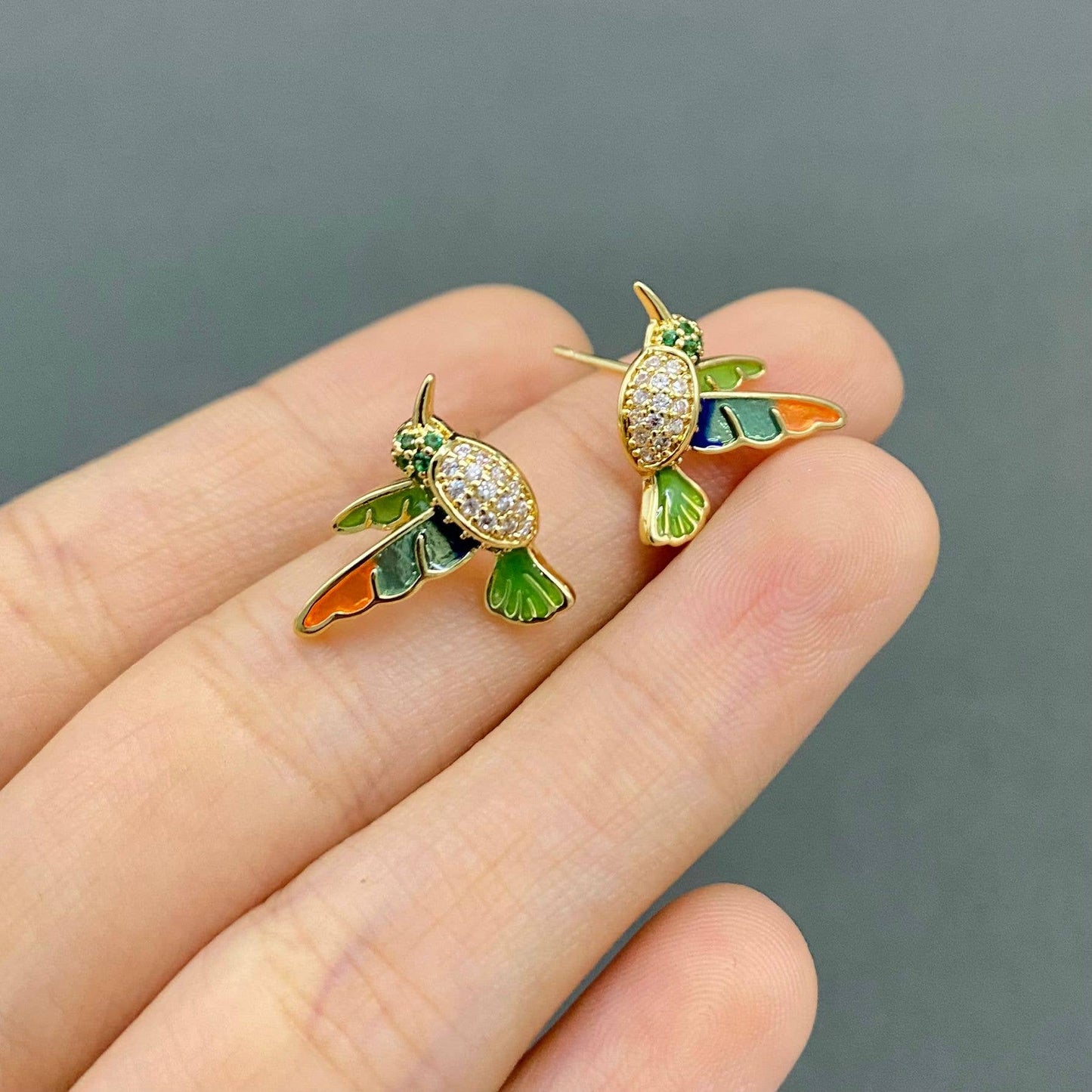 
                  
                    Hummingbird Ear Studs
                  
                