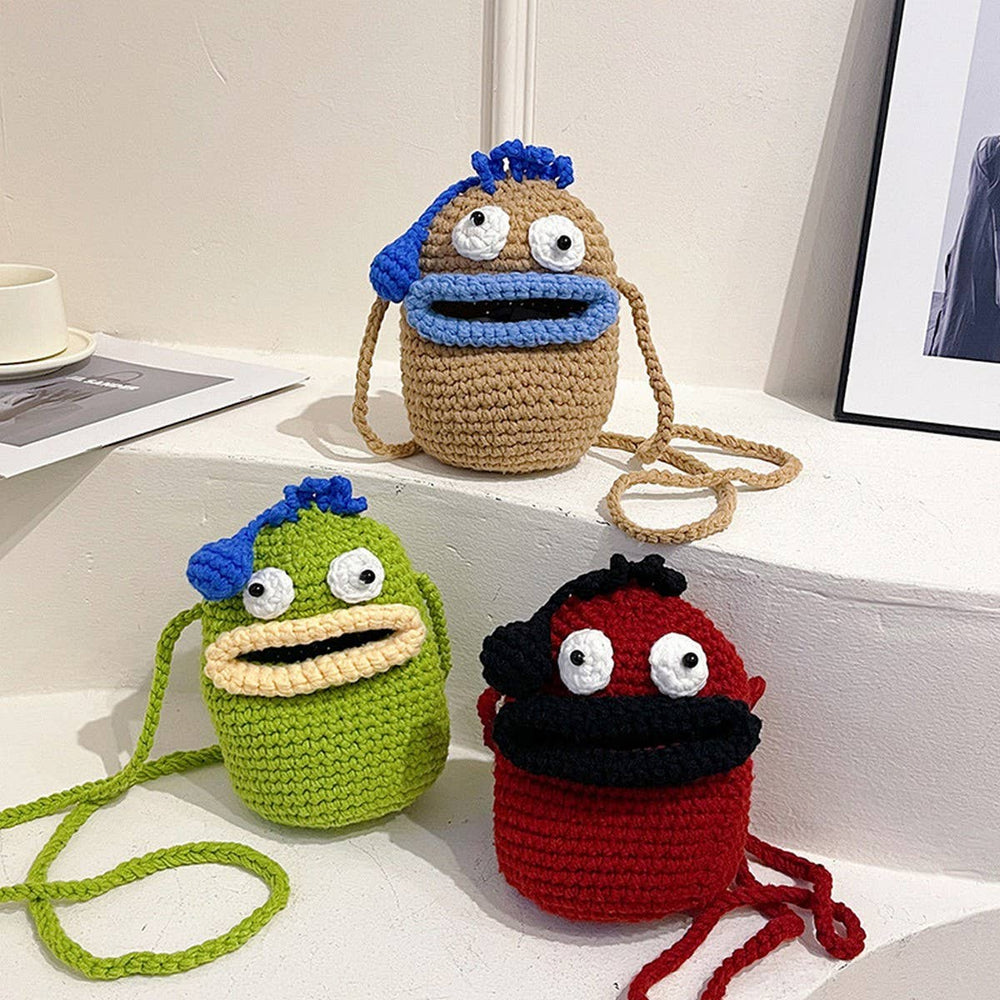 Mouth Monster Crochet Bag