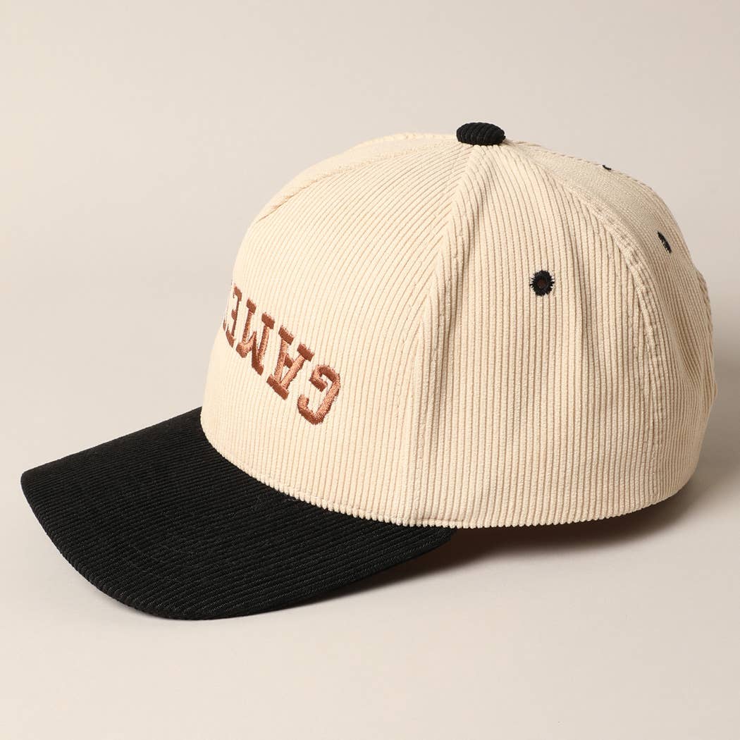 
                  
                    Upside Down "Game Day" Corduroy Cap
                  
                