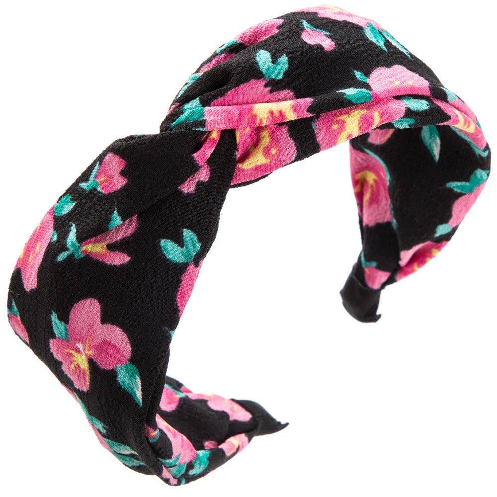 
                  
                    Painterly Florals Twist Top Headband
                  
                