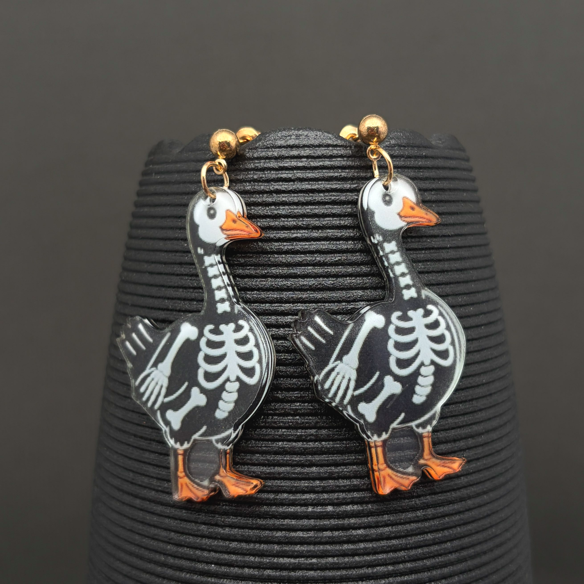 
                  
                    Acrylic Skeleton Duck Earrings
                  
                