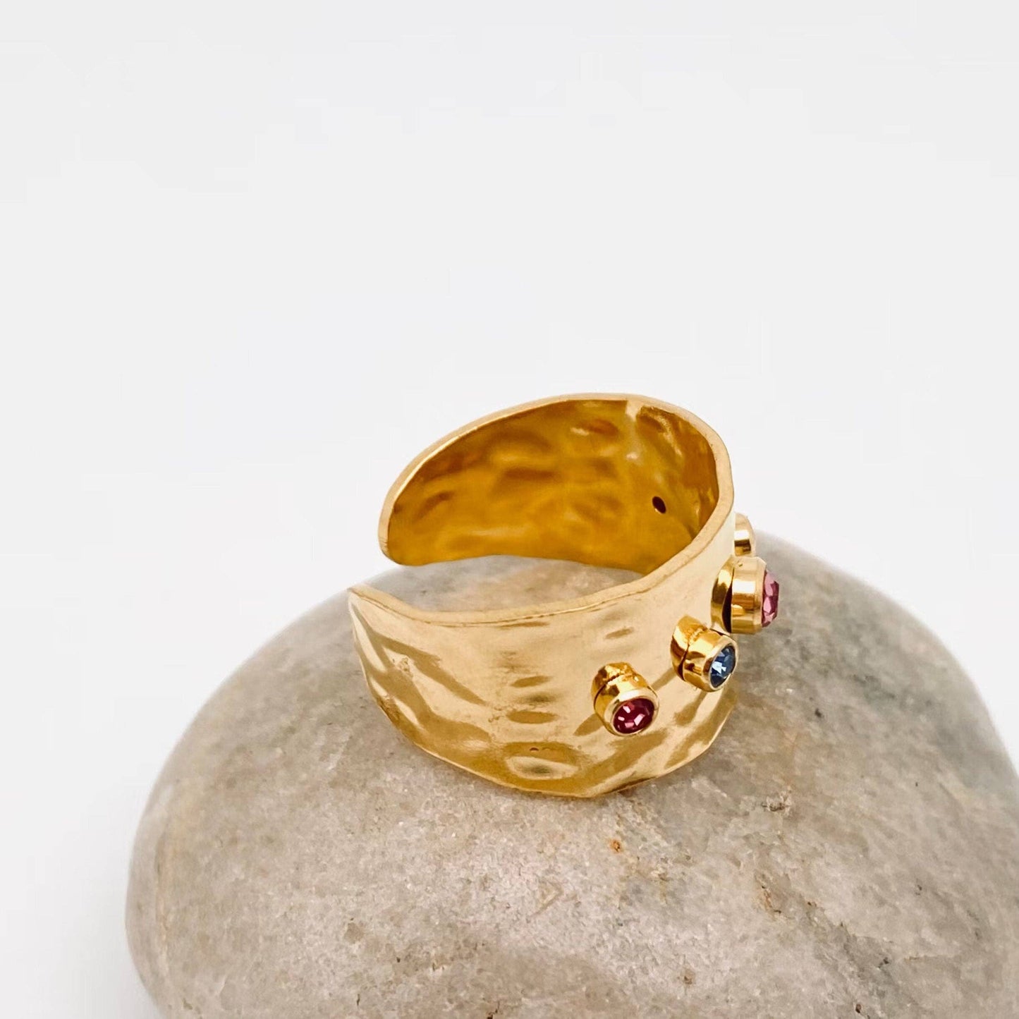 
                  
                    Multi-Colored Zircon Wide Adjustable Ring
                  
                