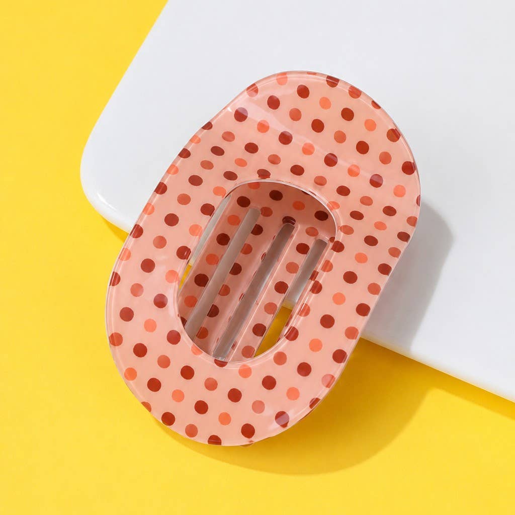 
                  
                    Jumbo Patterned Lay Flat Oval Hair Claw
                  
                