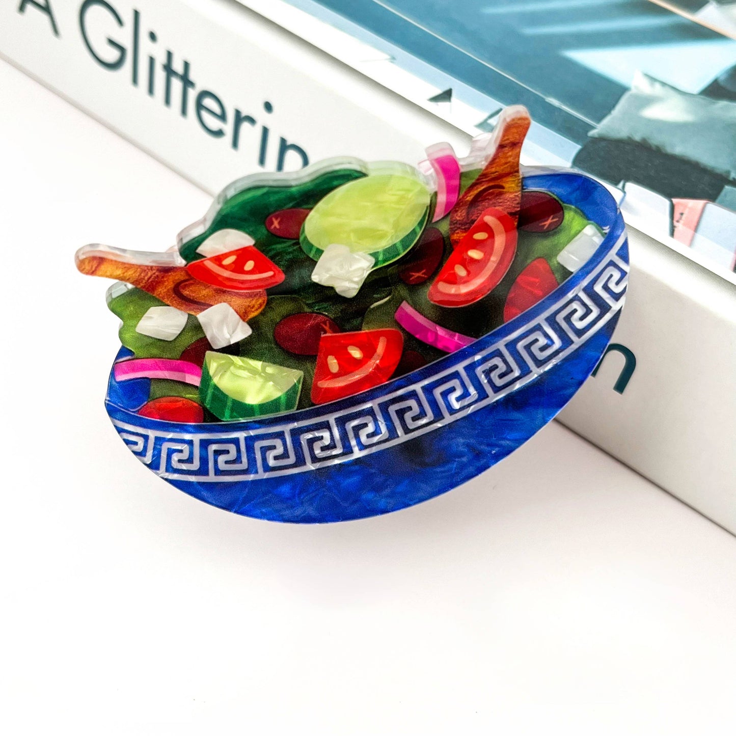 
                  
                    Greek Salad Hair Claw
                  
                
