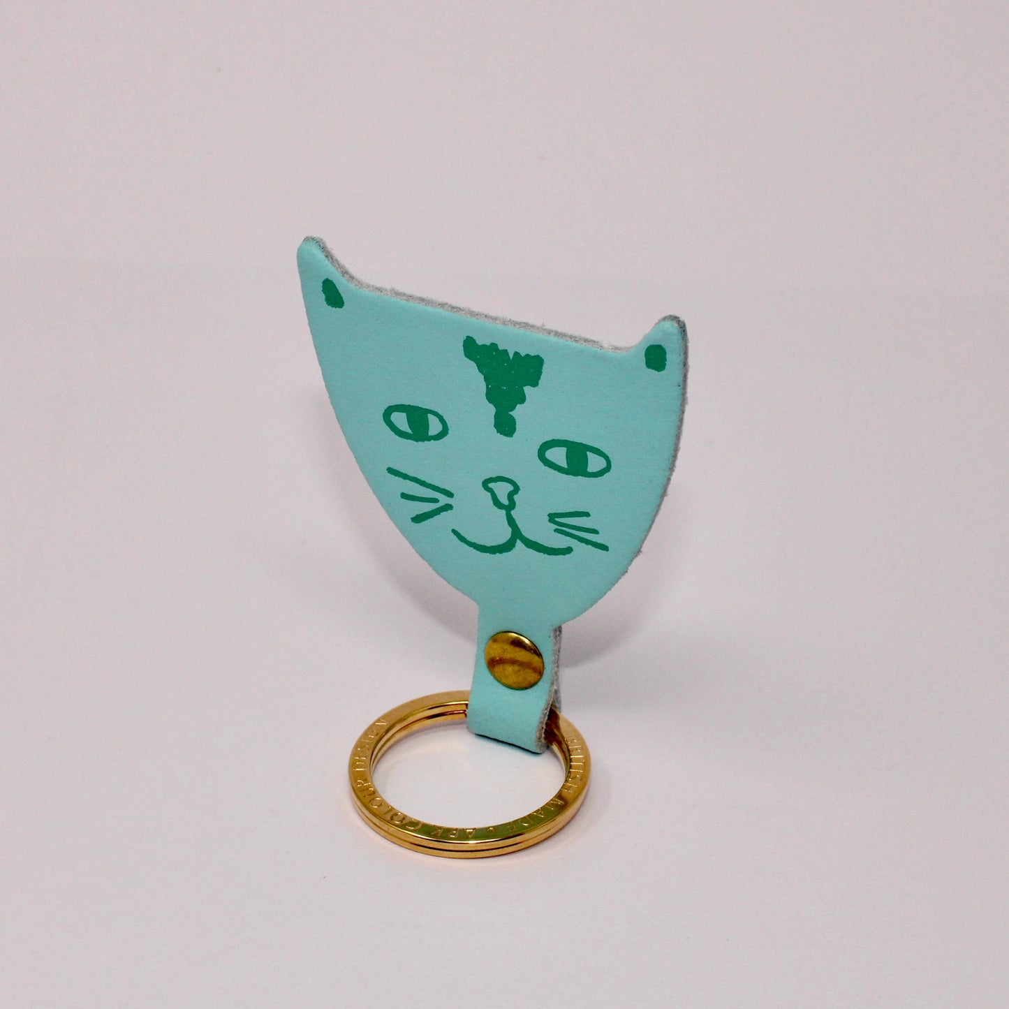 
                  
                    Cat Leather Key Fob
                  
                