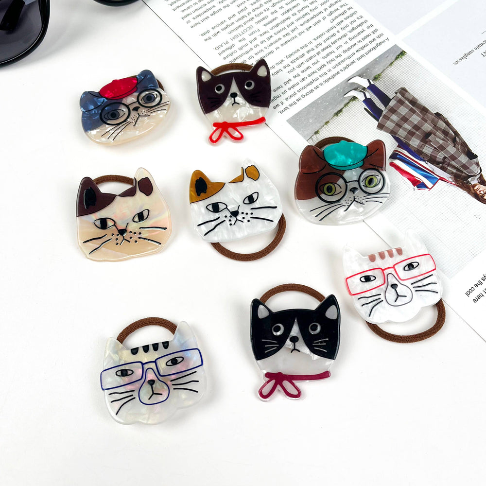 Cartoon Cat Hair Tie