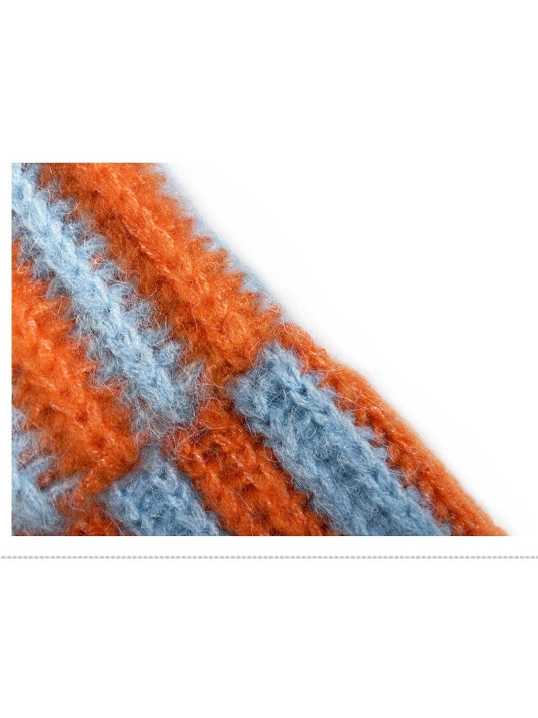 
                  
                    Two-Tone Striped Knit Beanie
                  
                