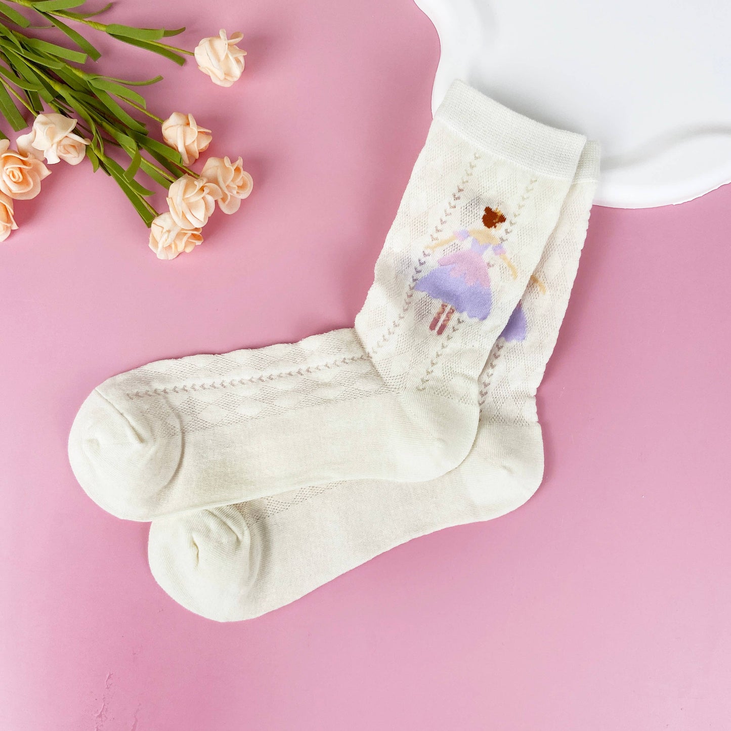 
                  
                    Storybook Girl Mesh Socks
                  
                