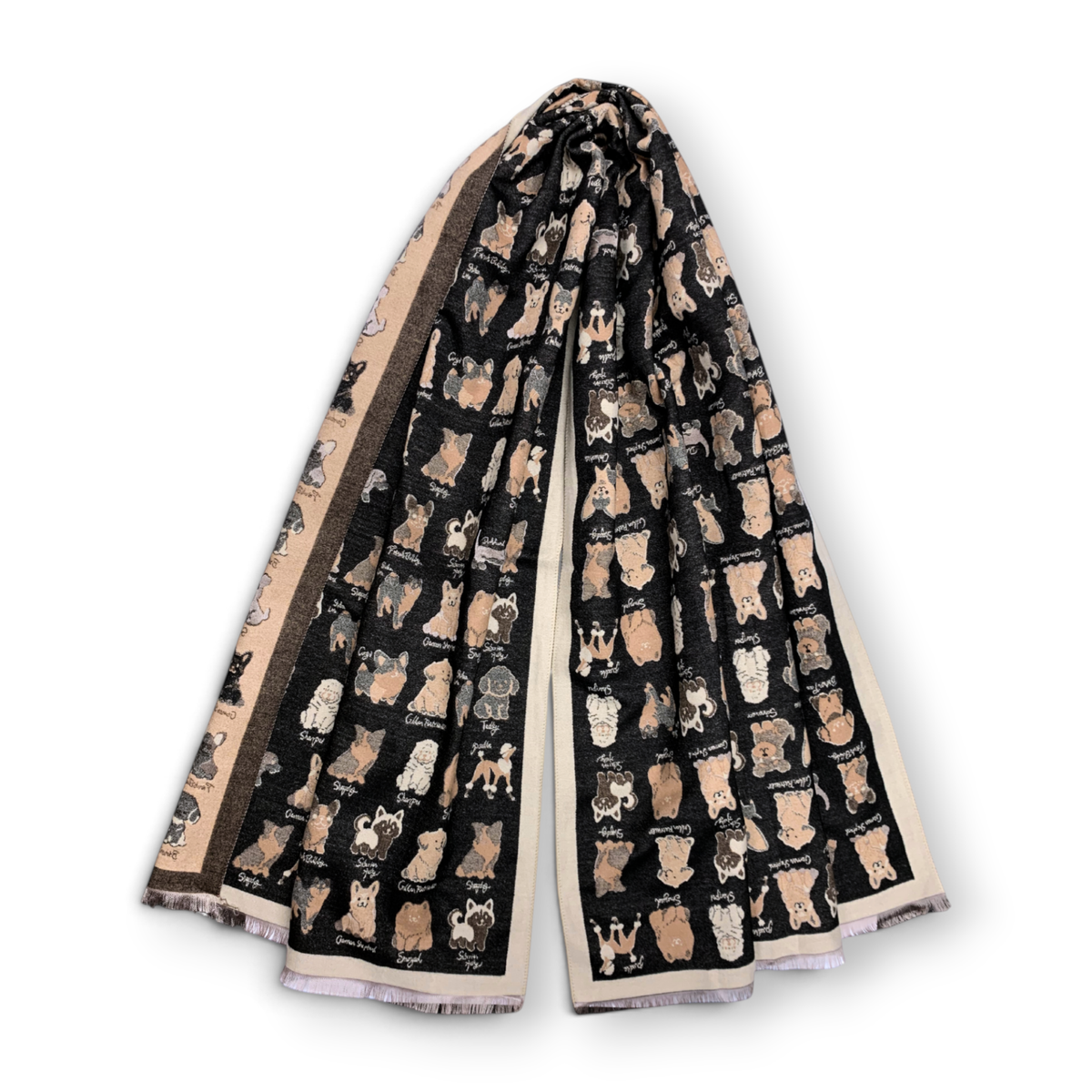 
                  
                    Dog Breeds Reversible Cashmere Blend Winter Scarf
                  
                