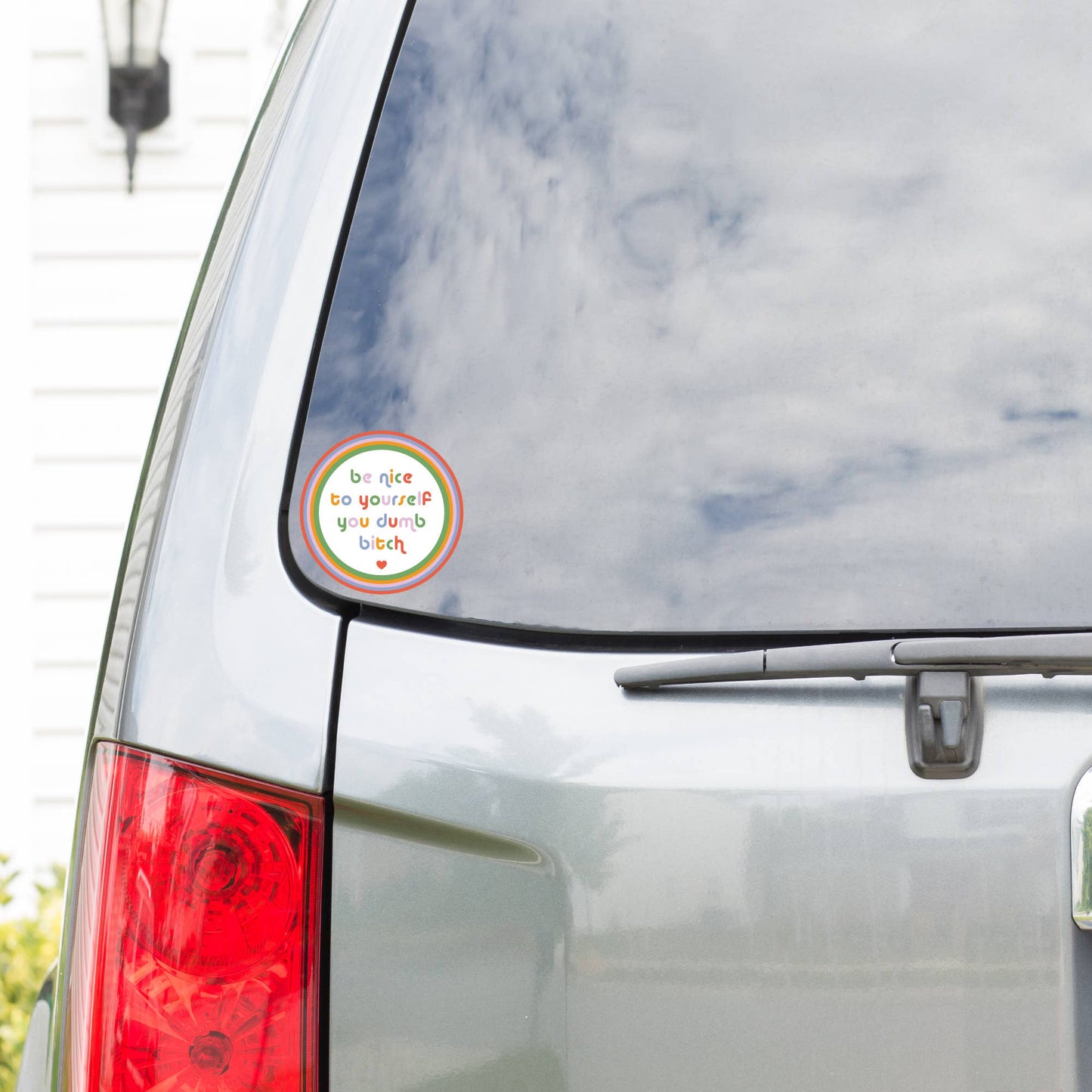 
                  
                    Be Nice To Yourself You Dumb Bitch Vinyl Sticker
                  
                