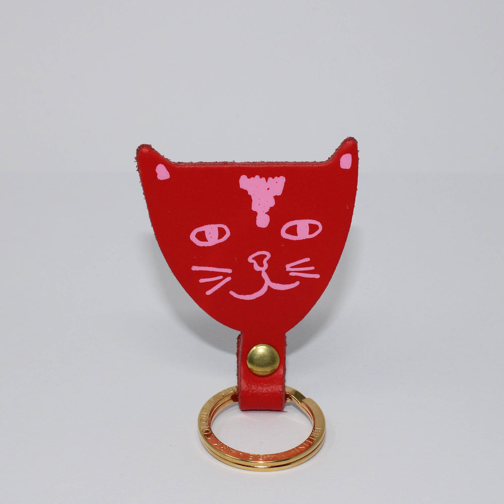 
                  
                    Cat Leather Key Fob
                  
                
