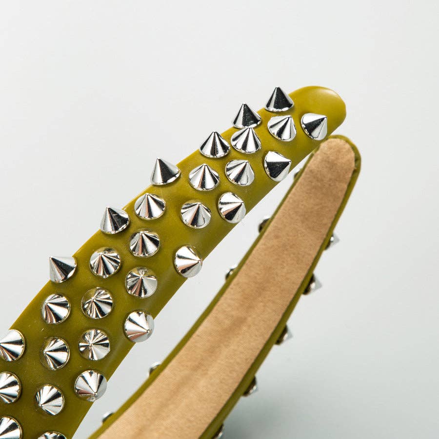 
                  
                    Genuine Leather Riveted Headband
                  
                