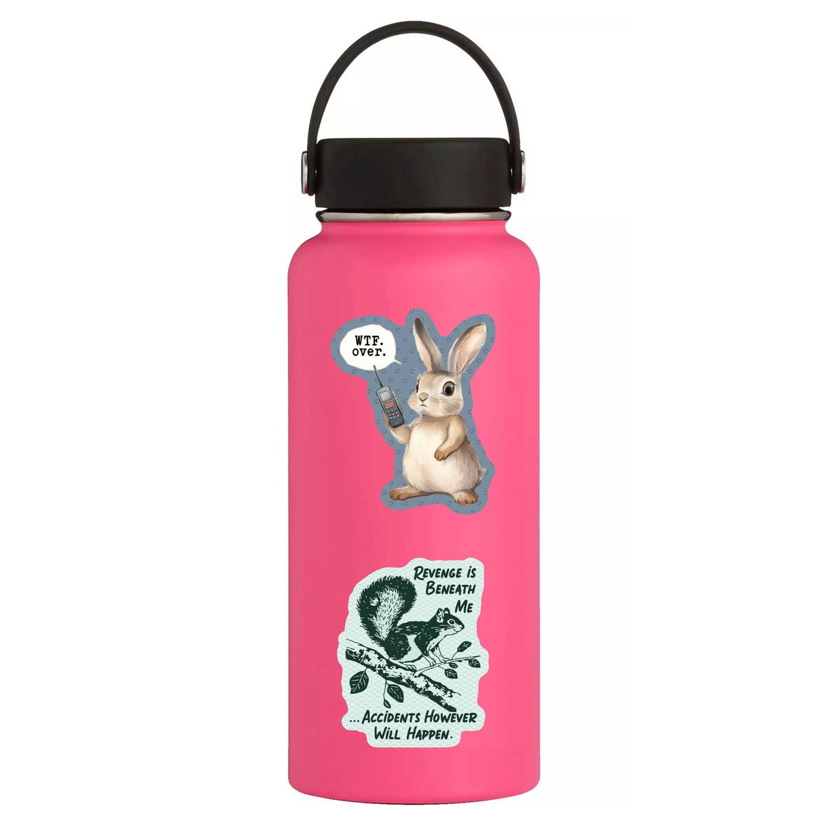 
                  
                    "WTF, Over" Bunny Sticker
                  
                