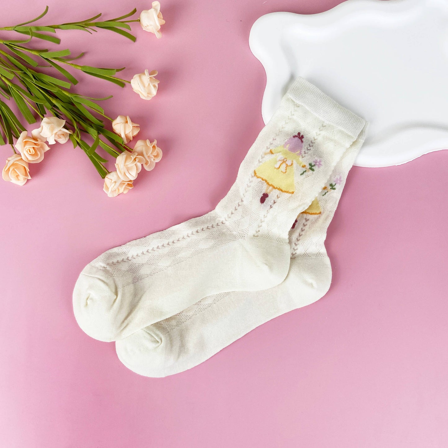 
                  
                    Storybook Girl Mesh Socks
                  
                