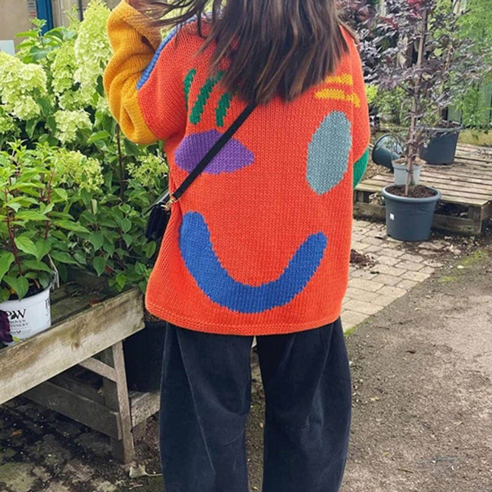 
                  
                    Give A Wink Knit Sweater
                  
                