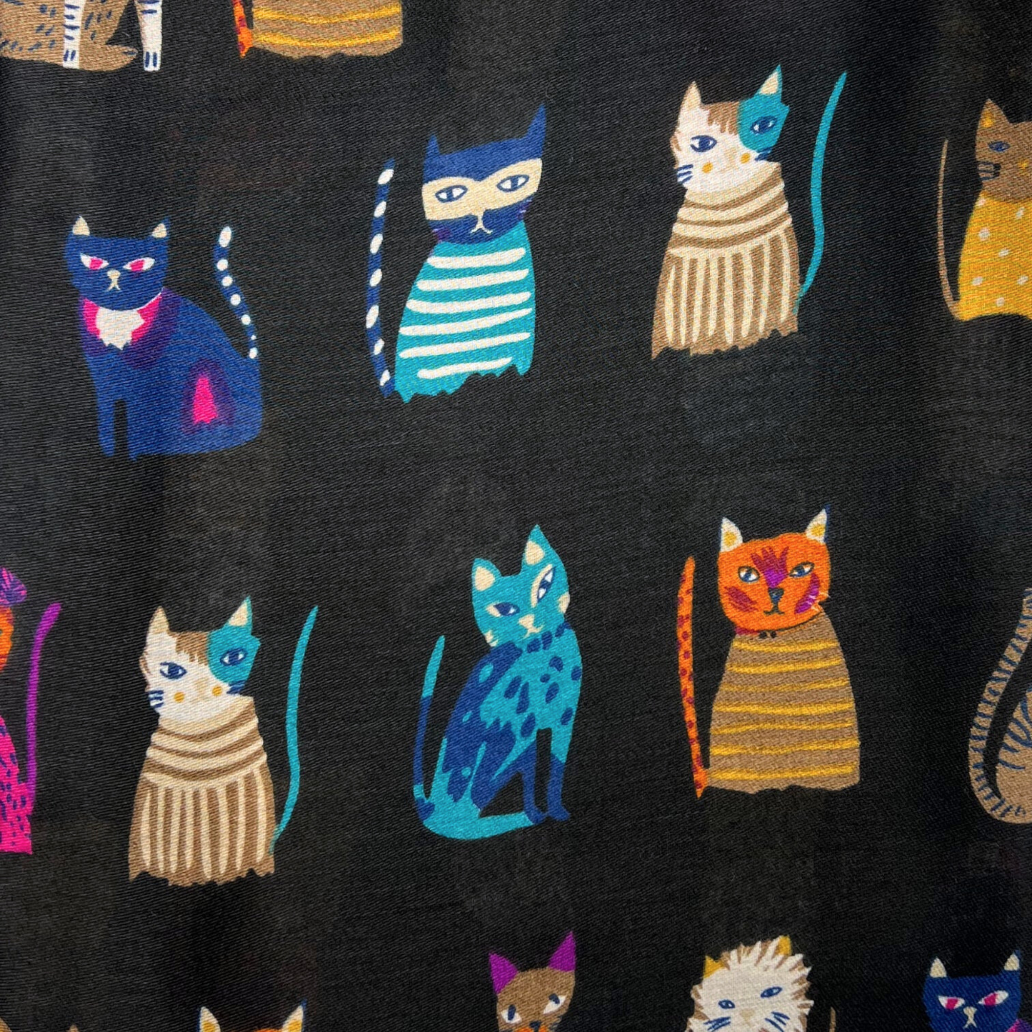 
                  
                    Cat Characters Cotton Blend Scarf
                  
                