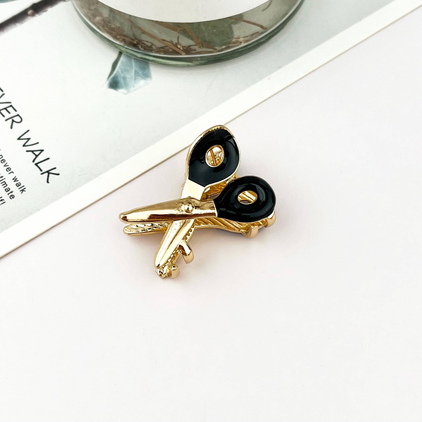 
                  
                    Rhinestone and Enamel Back to School Hair Claws
                  
                