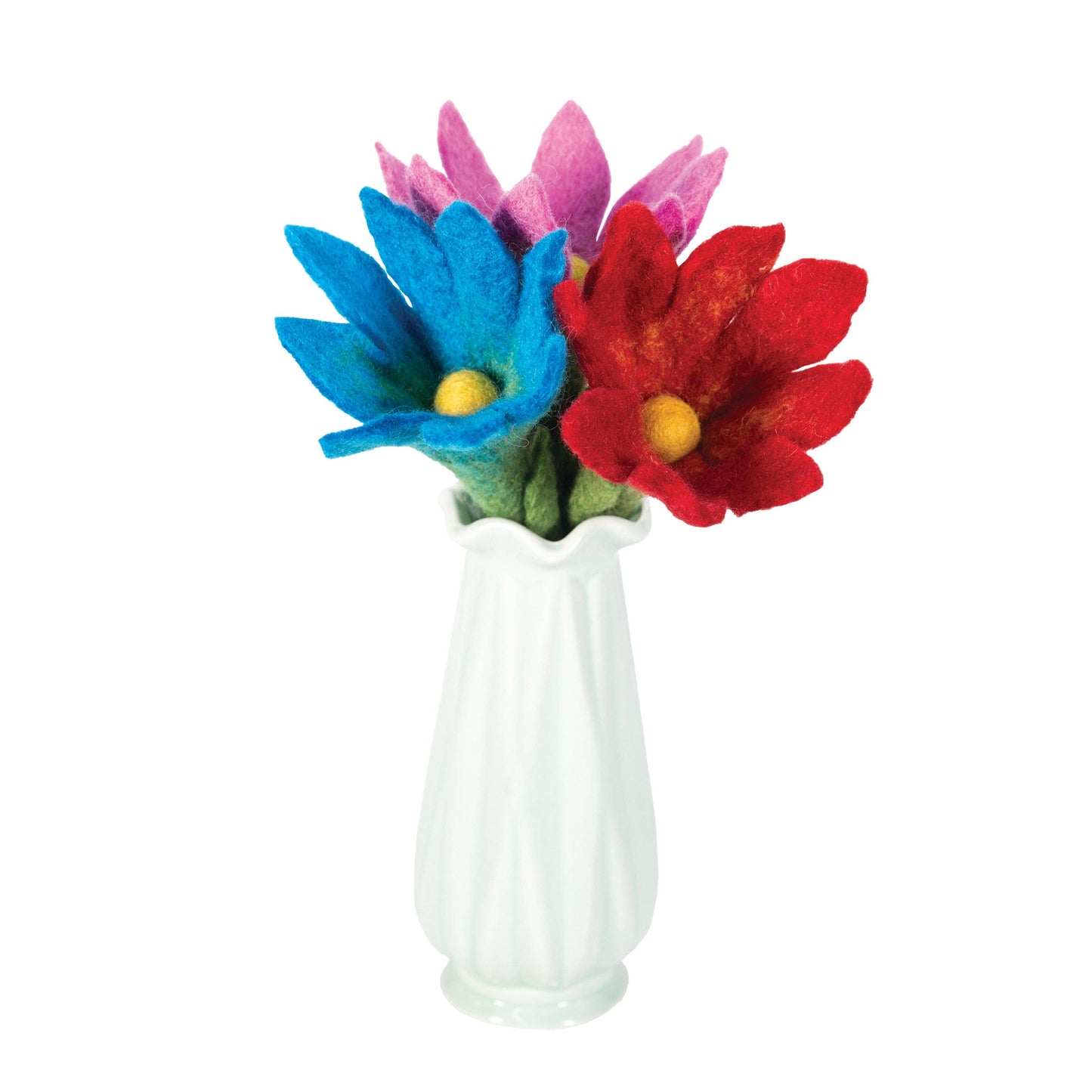 
                  
                    Chunky Colorful Felt Flowers
                  
                