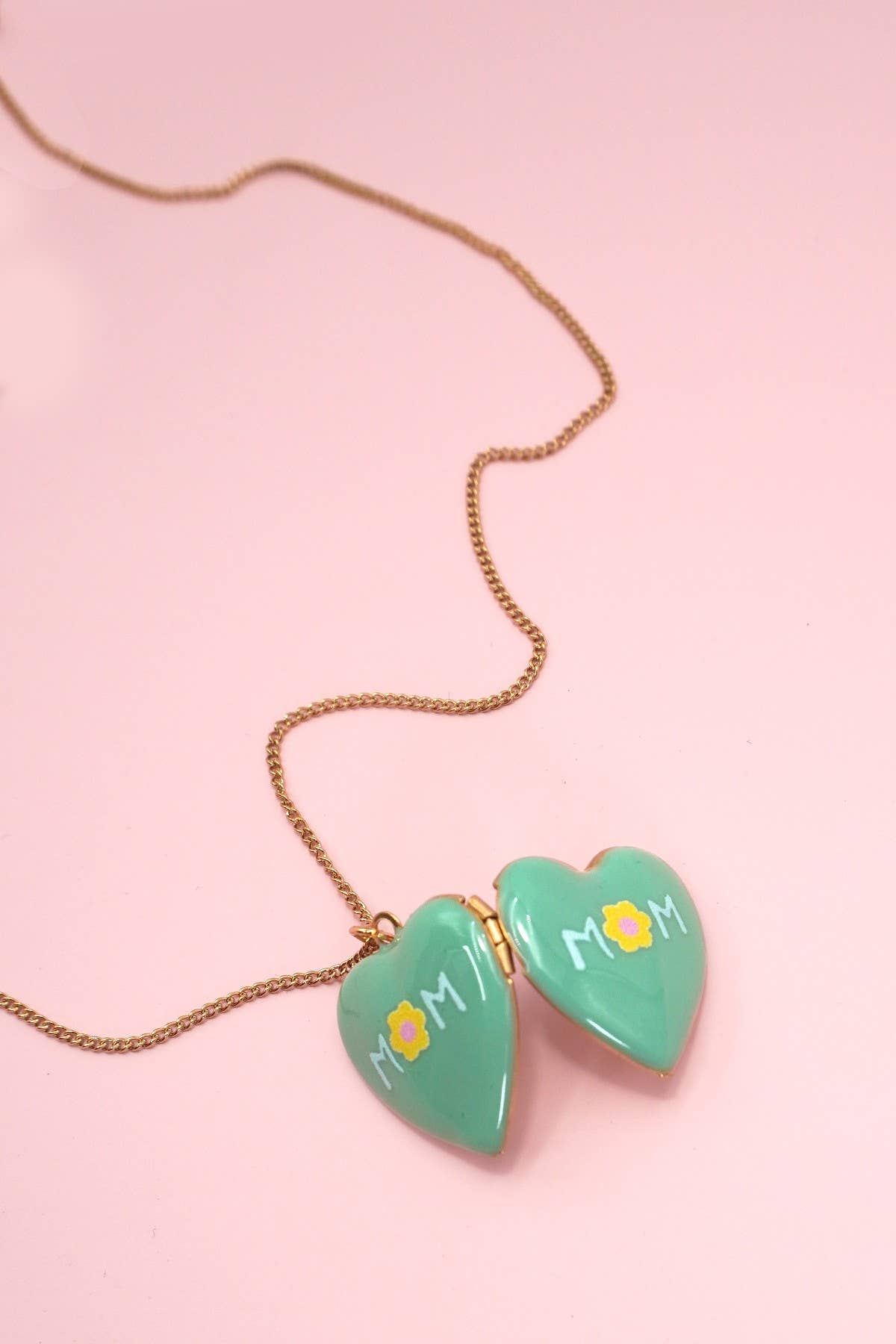 
                  
                    Painted Heart Locket
                  
                