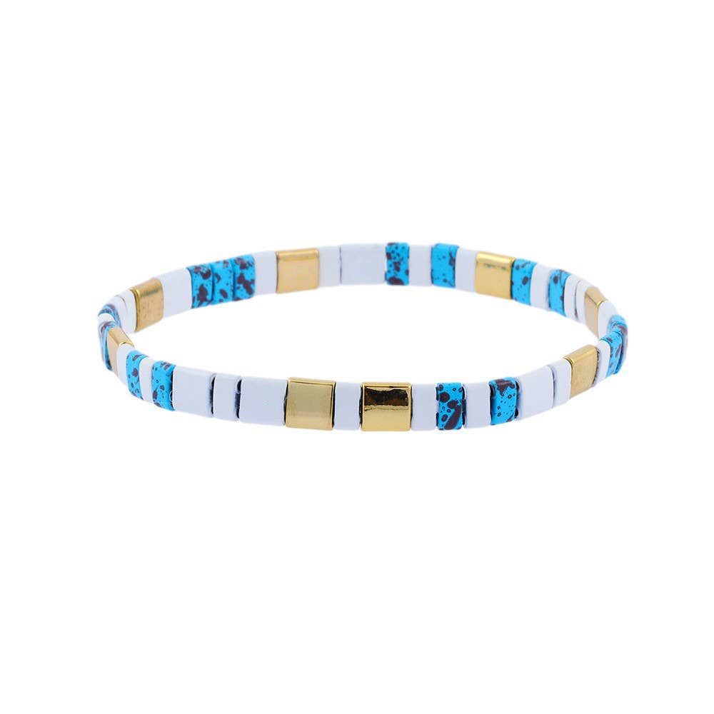 
                  
                    5mm Glass TILA Beaded Elastic Bracelets
                  
                