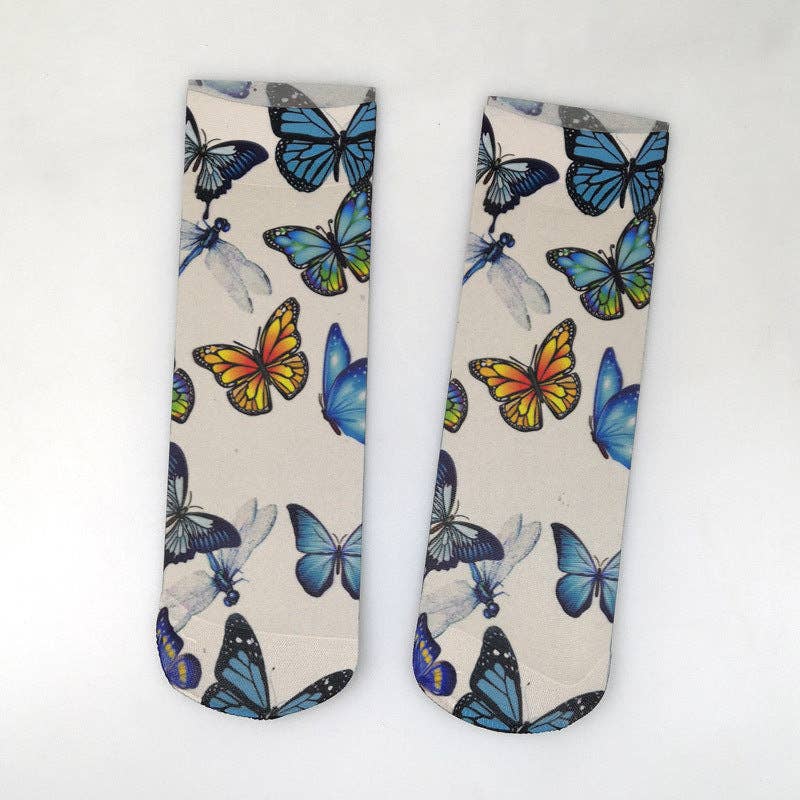 
                  
                    Sheer Butterfly Socks
                  
                
