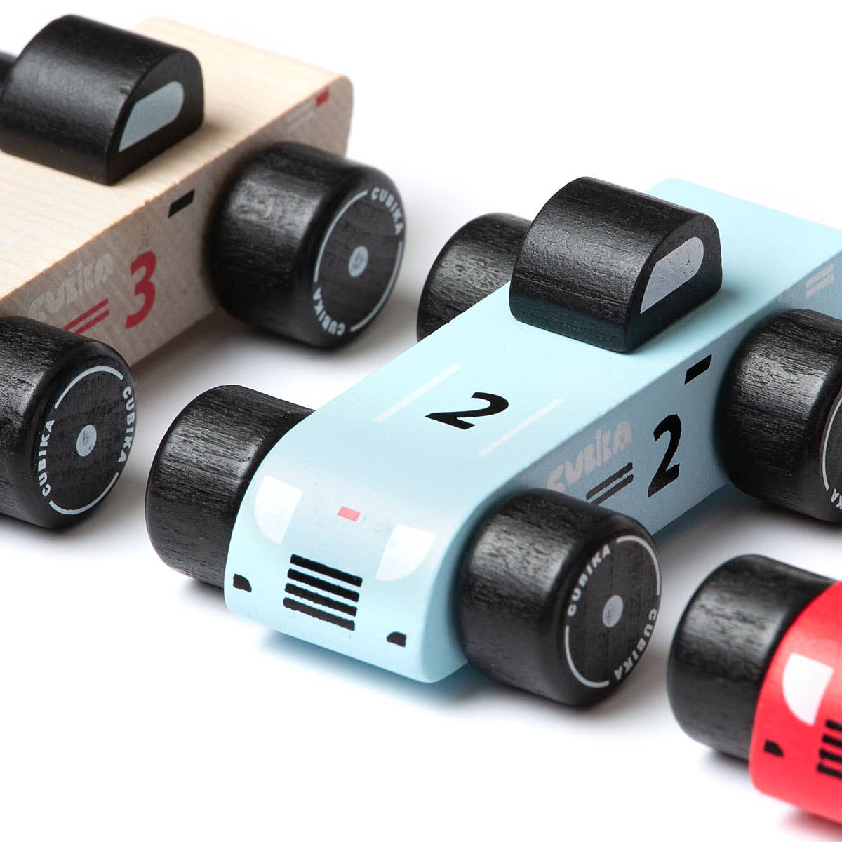 
                  
                    Wooden Racing Cars Set by Cubika
                  
                