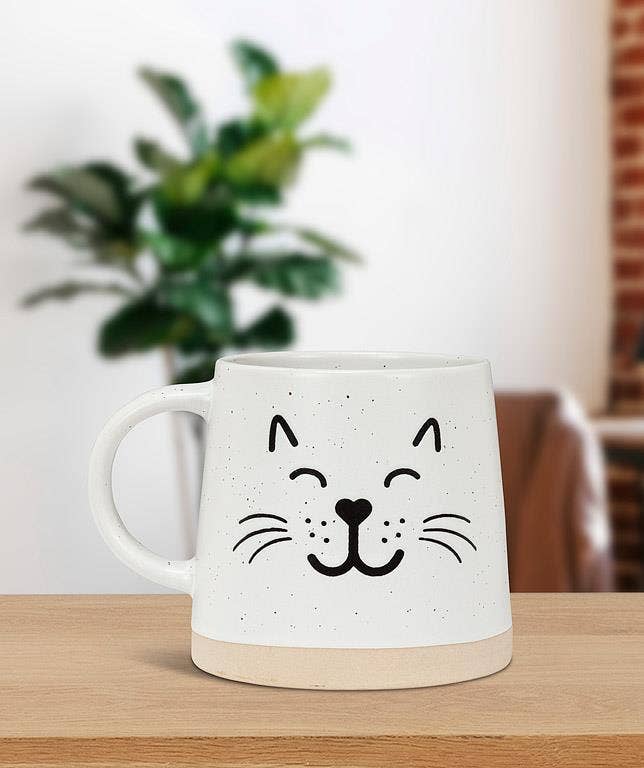 
                  
                    Wide Base Mug "Happy Cat"
                  
                