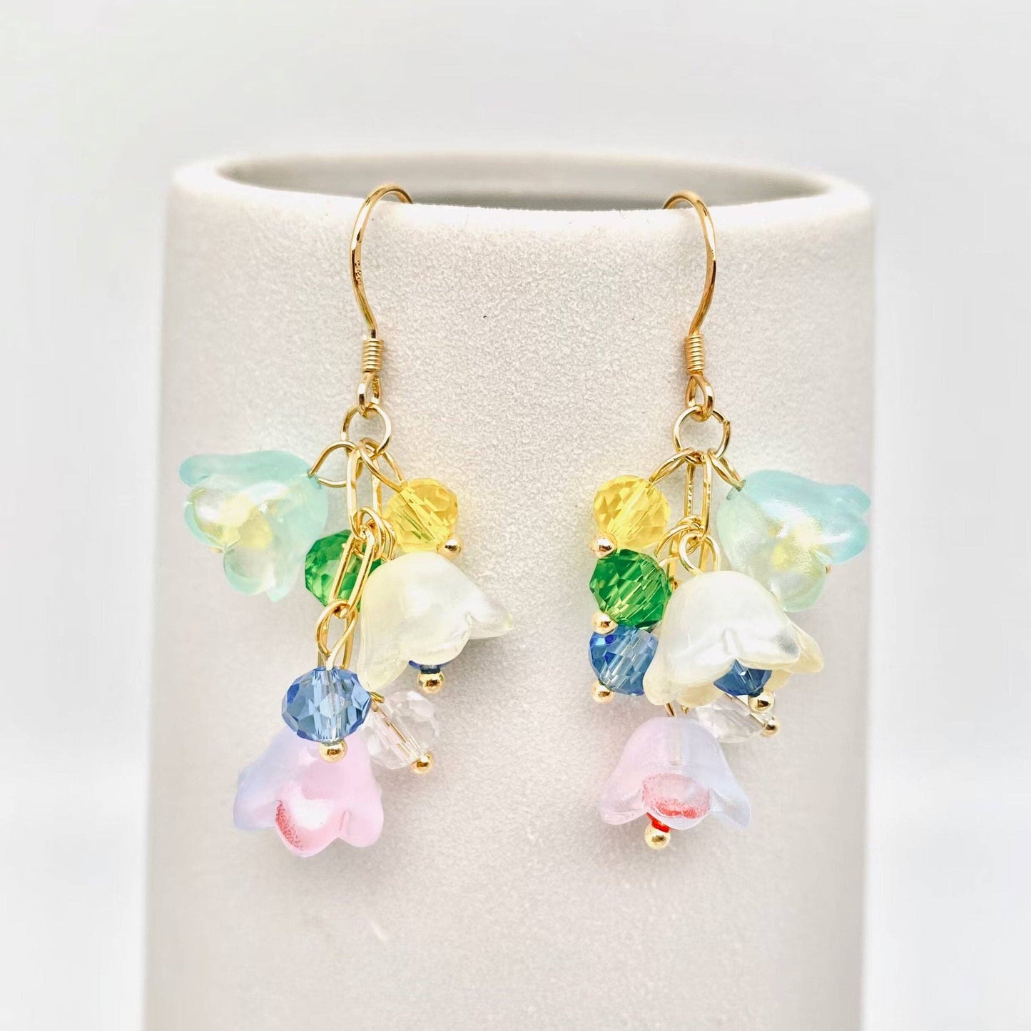 
                  
                    Glazed Flowers Dangle Earrings
                  
                