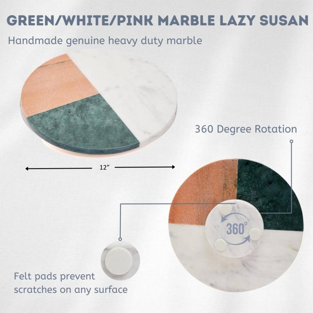 
                  
                    12" Marble Block Gradient Lazy Susan
                  
                