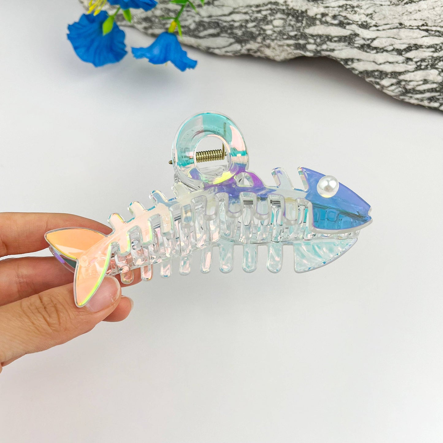 
                  
                    Iridescent Fishbone Hair Claw No. 2
                  
                