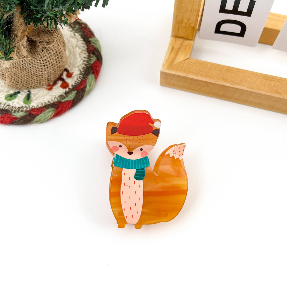 Winter Scarf Animals Hair Claws