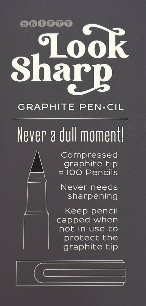 
                  
                    Look Sharp Never Sharpen Graphite Pencil: Gray Case
                  
                