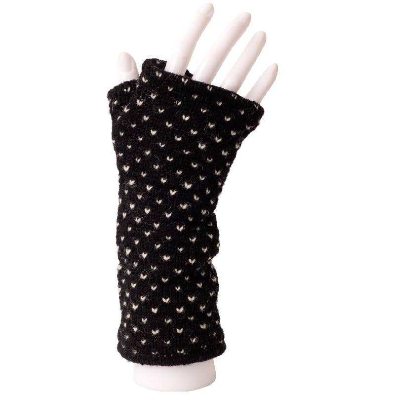 
                  
                    Dotted Knit Hand-Warmers
                  
                