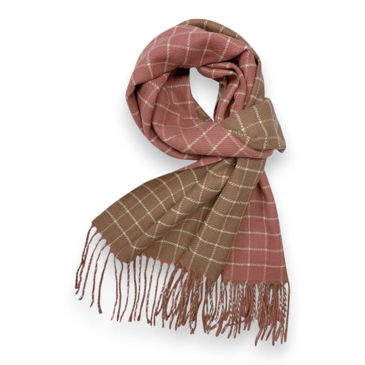 
                  
                    Colorblock Grid Cashmere Blend Scarf
                  
                