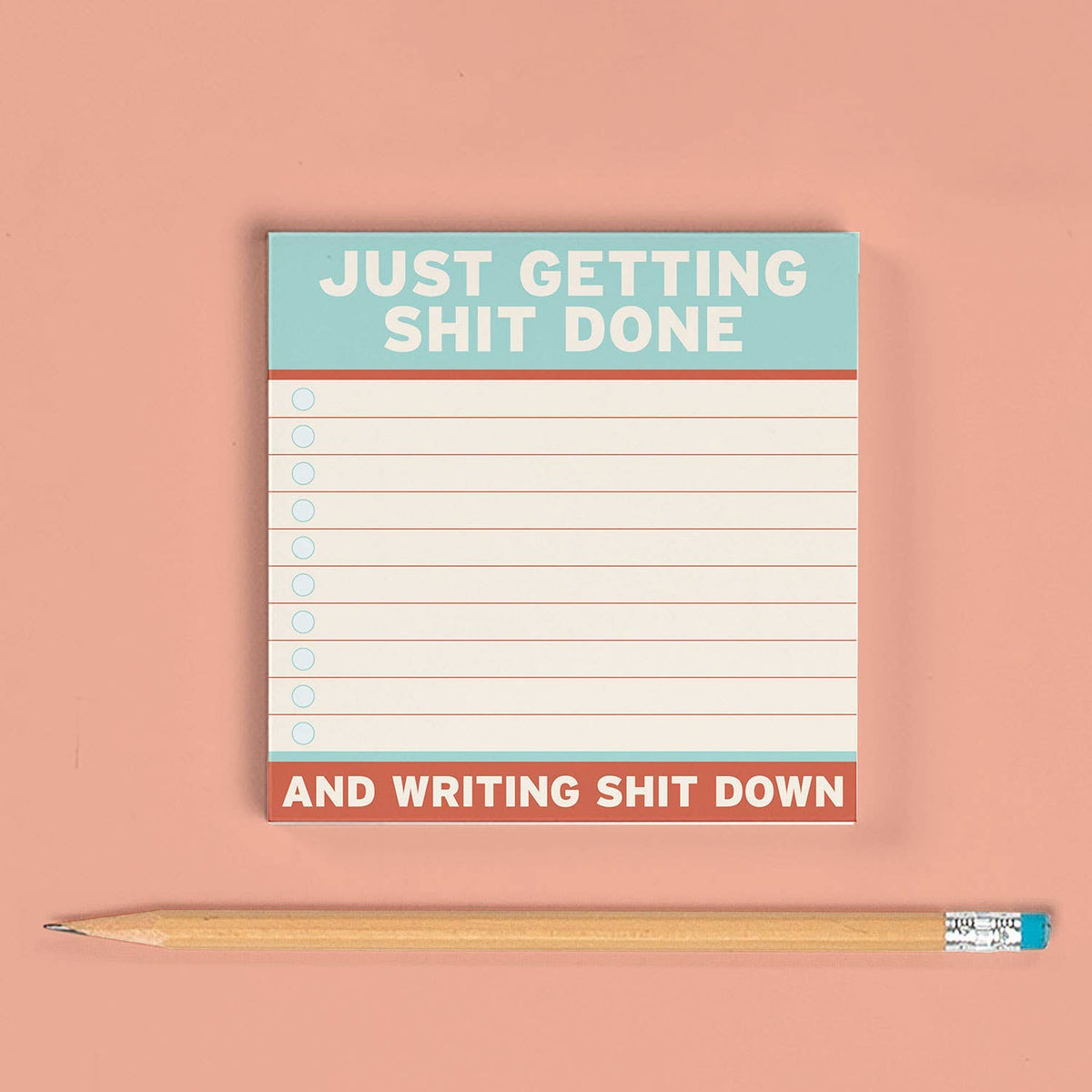 
                  
                    Getting Shit Done Large Sticky Notes: 4"x4" Sticky Notes
                  
                