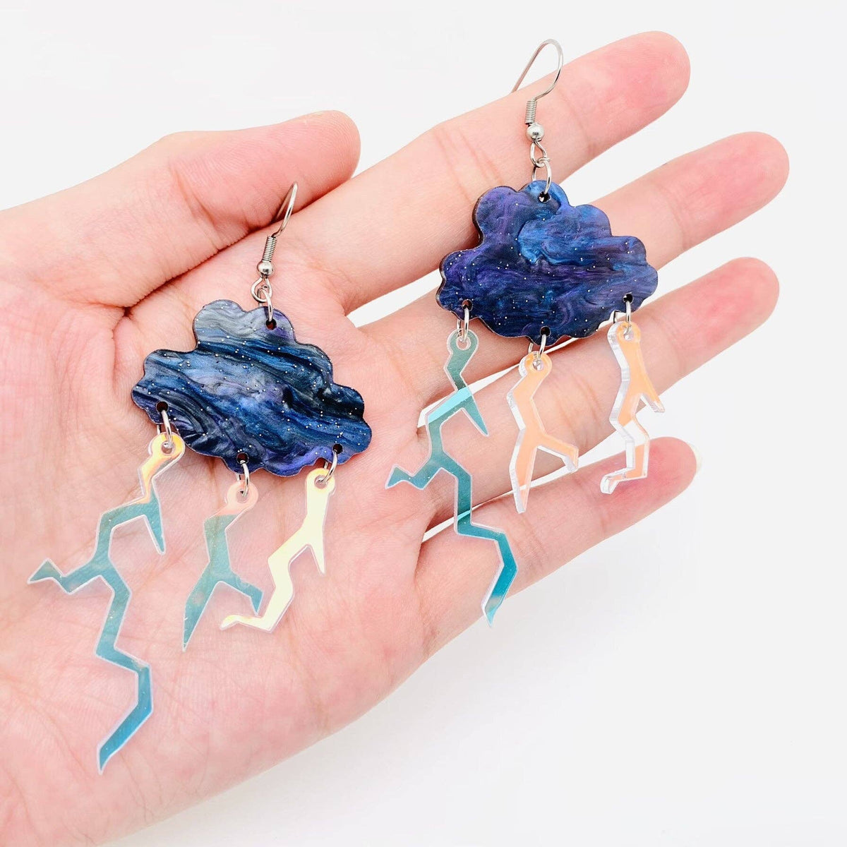 
                  
                    Acrylic Lightning Cloud Earrings
                  
                