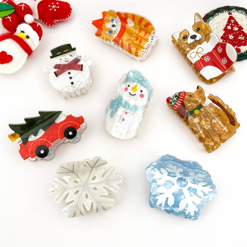 Festive Christmas Hair Claws