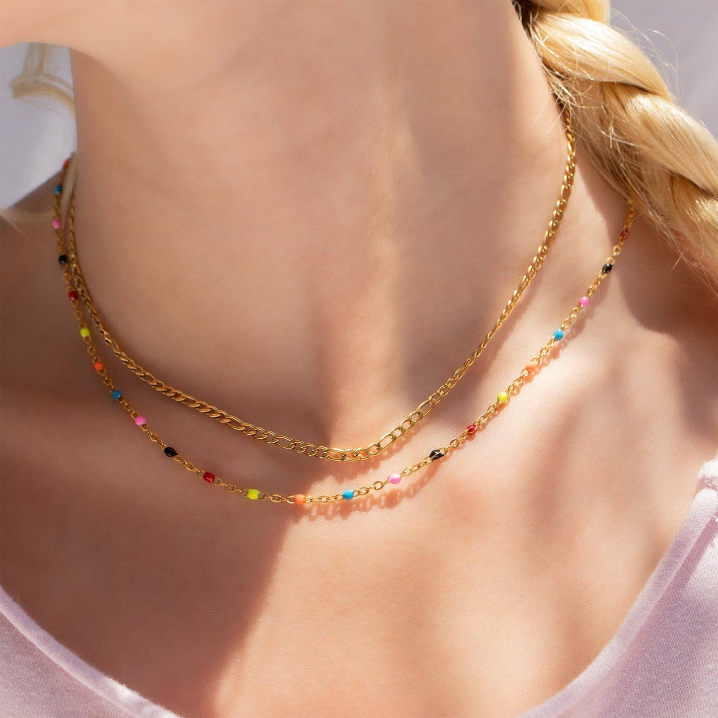 
                  
                    Confetti Chain Necklace
                  
                