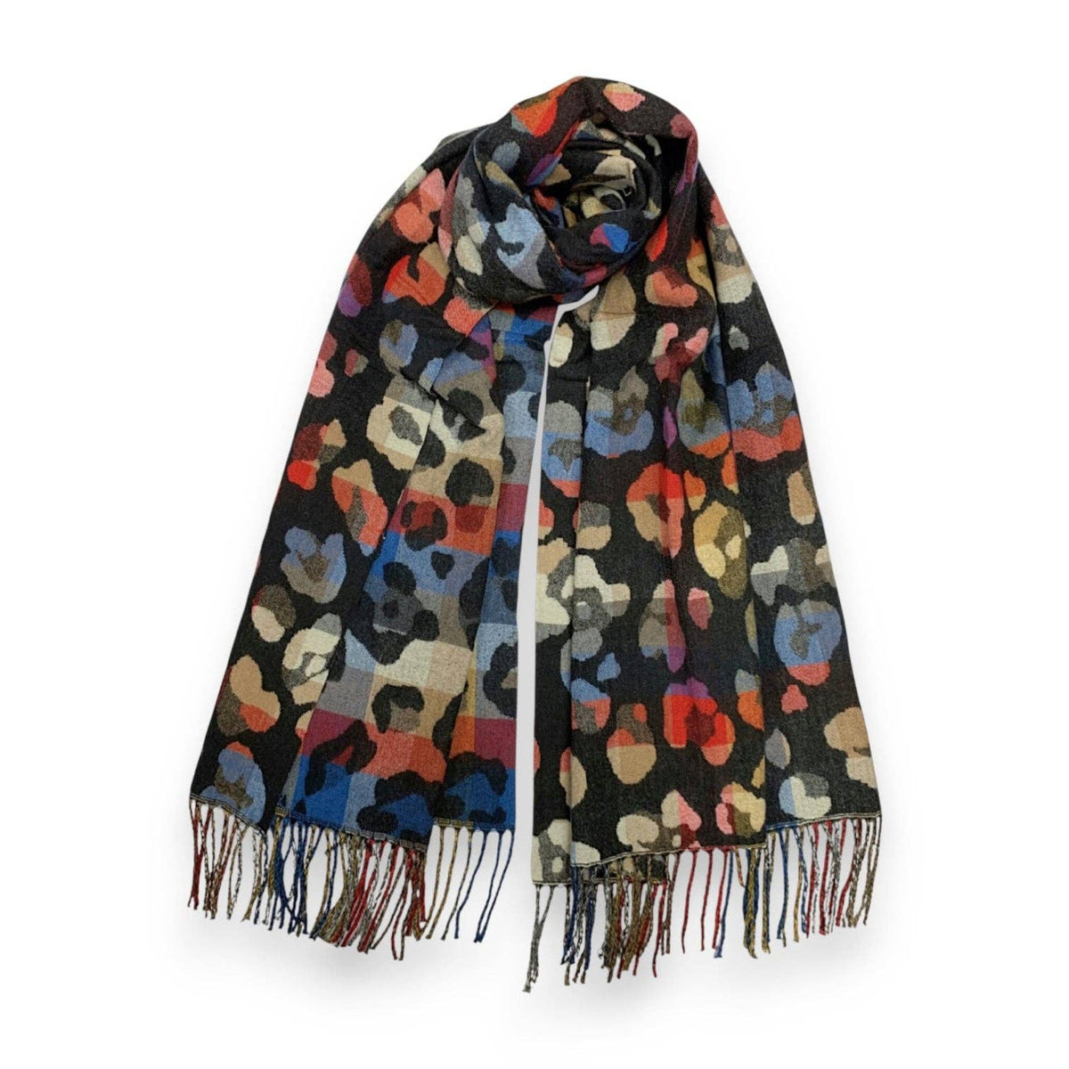 
                  
                    Colour Play Leopard Cashmere Blend Winter Scarf
                  
                