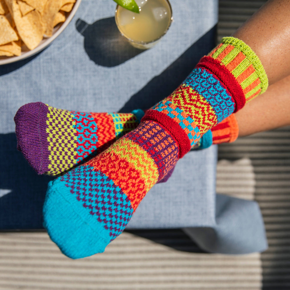 
                  
                    Cosmos Mismatch Crew Socks
                  
                